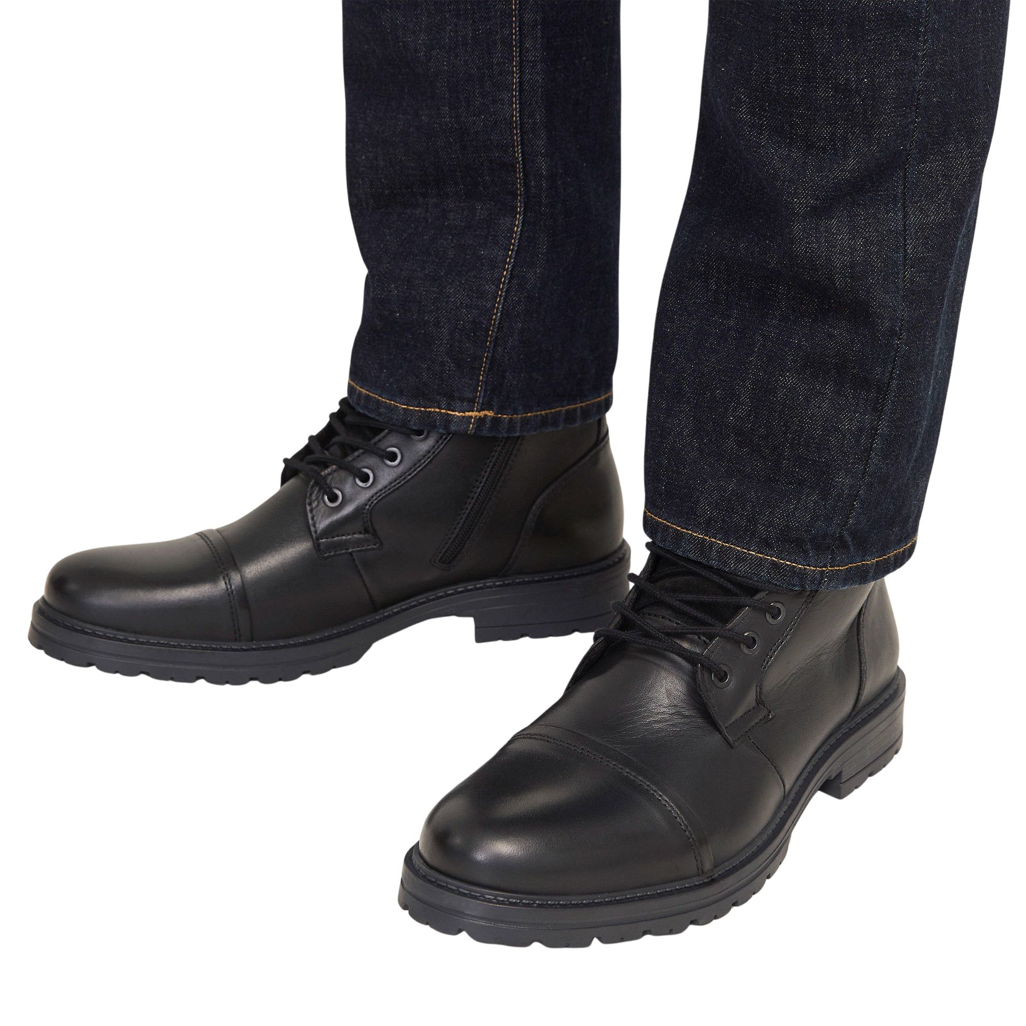 YA−MAN LA-7 Jack & Jones Dexter Leather Boots Heren | Plutosport